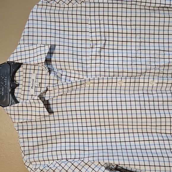 Madewell Boyfriend Oversized Button Down Top - Picture 6 of 8